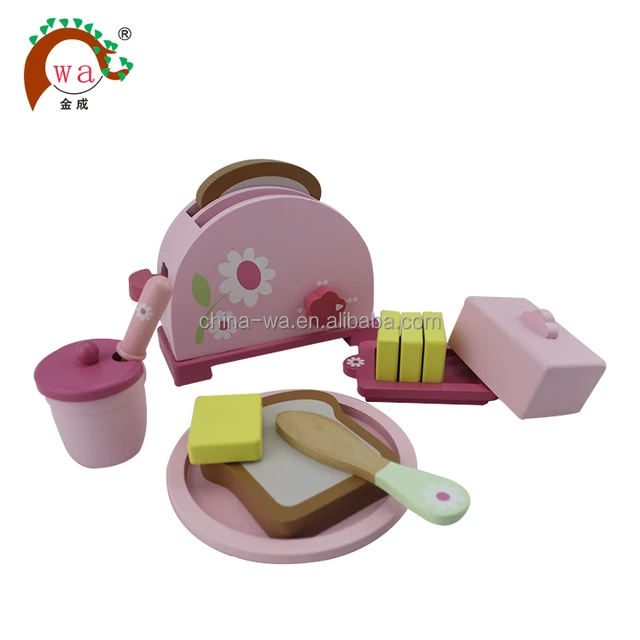 elc wooden toaster set