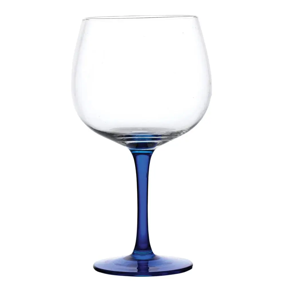 Blue Stem Wine Goblets 23.5oz / 670ml Buy Balloon Bowl And Dark Blue