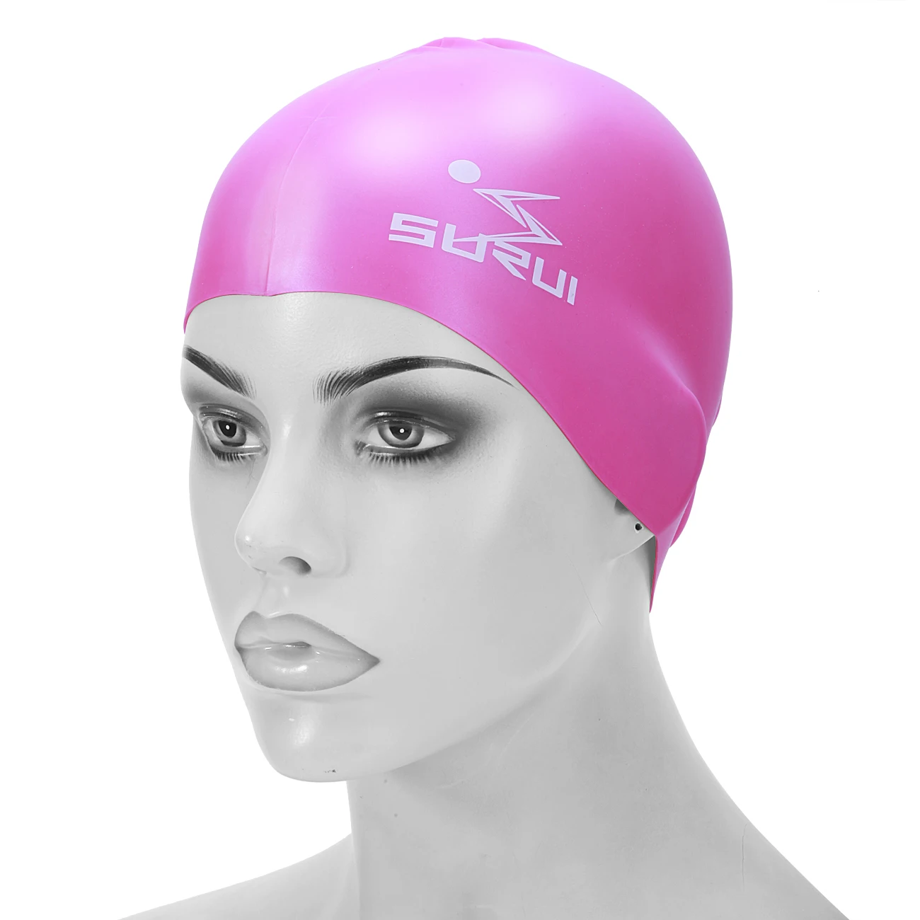 chinese  custom adult funny silicone swim cap