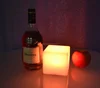 15cm mini led illuminated cube table light with rechargeable battery