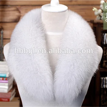 grey fox fur collar