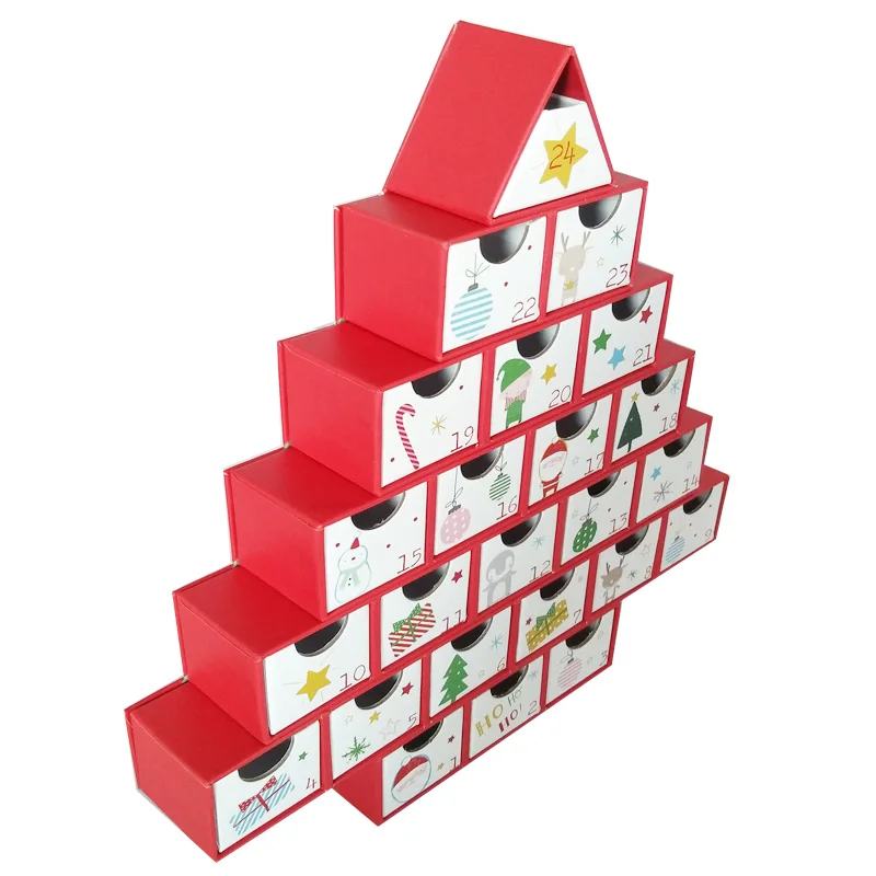 Most Popular New Style Advent Calendar Drawer Gift Box - Buy Most Popular Gift Box,New Style ...