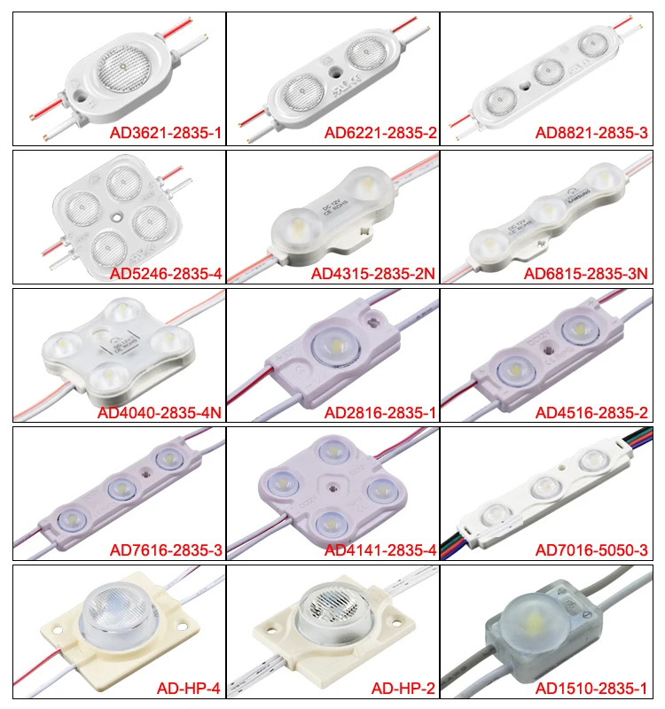 Factory direct narrow beam angle side light 12v 1.5w smd 3030 edge lit double sided led module