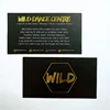 China factory high quality custom design paper gold foil luxury business name card printing