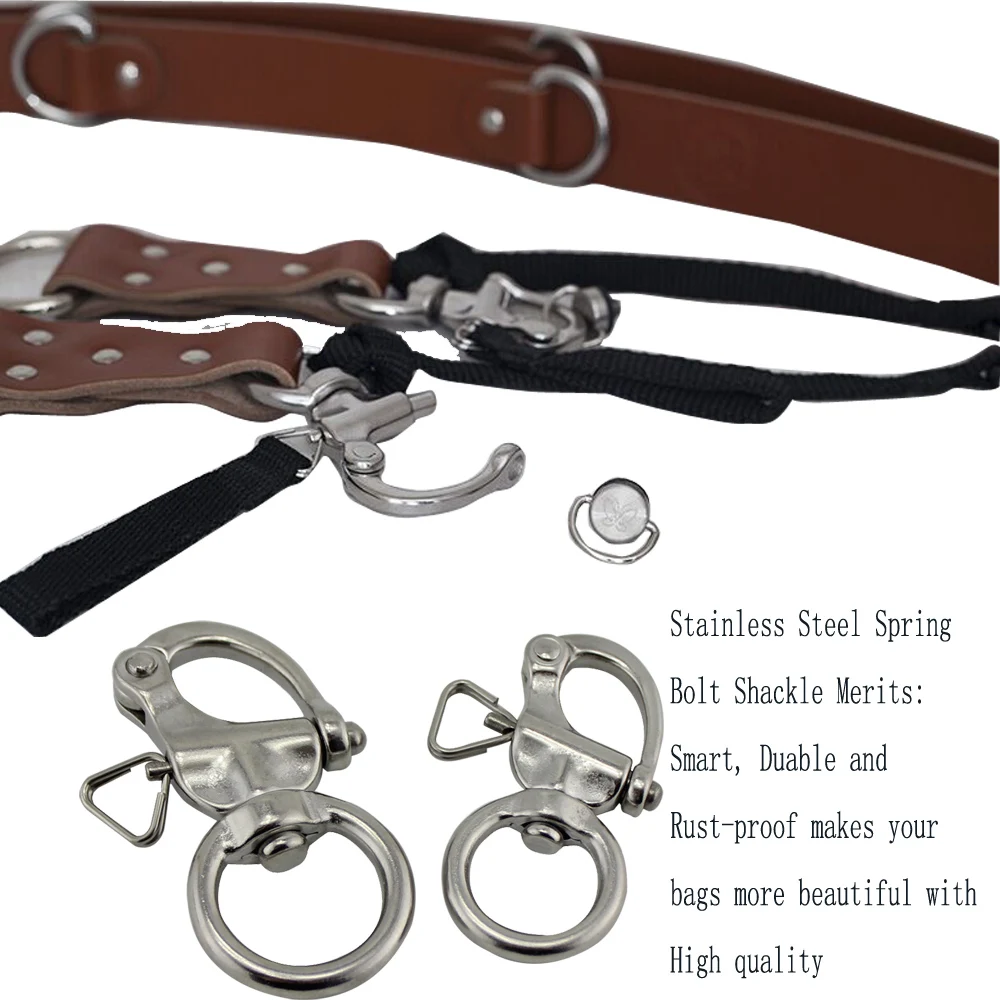 304/316 Carabiner Shacle Round Eye Bolt Snap Swivel Hook Buy Round