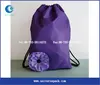 Purple Sport Travel Backpack Bag Fashion Nylon Drawstring Backpacks For Sale