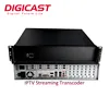 MPEG4 to MPEG2 HD Transcoder to IP 4K Encoder 4k IPTV Streaming Server Encoder for Wowza Server IPTV OTT solution