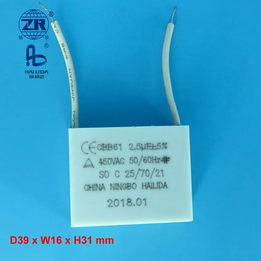 Film Capacitors 2.5uf 400v Wiring Table Fan Capacitor Buy Table Fan