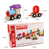 Wood Train Figure Model Toy with Number Pattern 0~9 Blocks