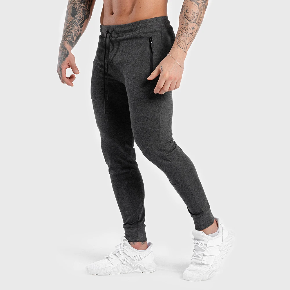 grey tight tracksuit bottoms