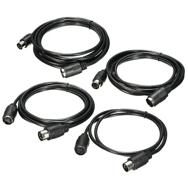 Midi Extension Cable,5 Pin Din Male To Female Midi Converter Adapter