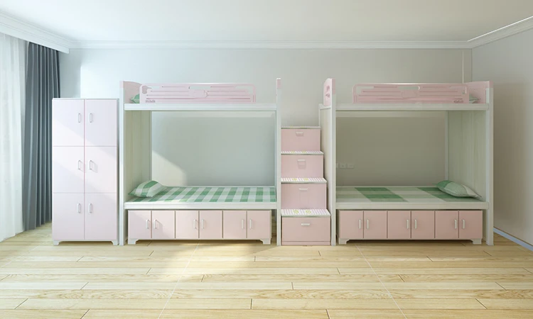 child bed with study table
