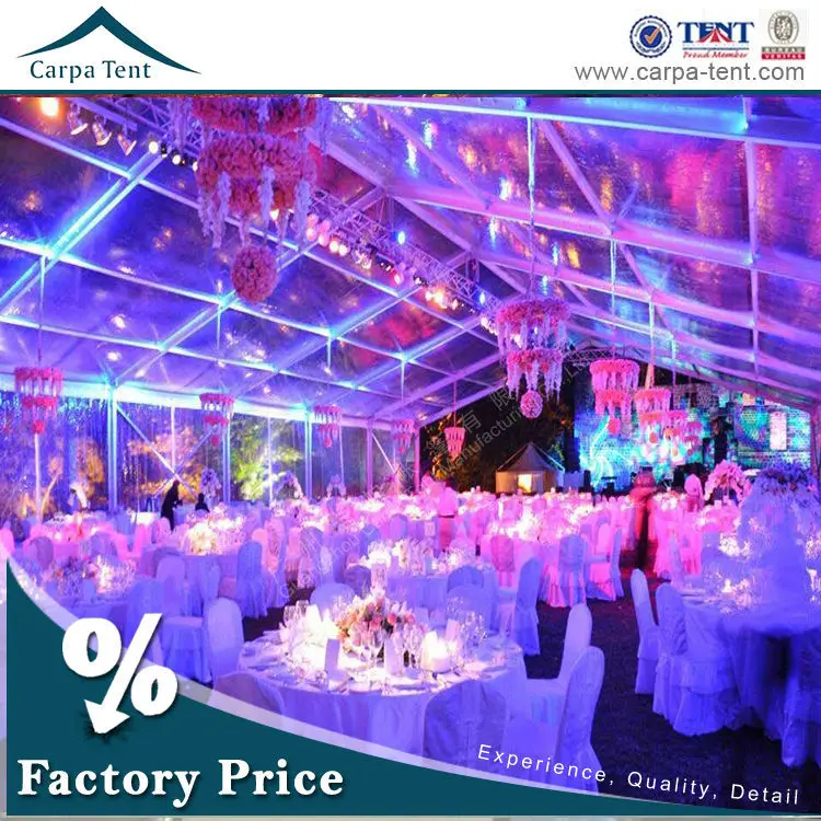 Garten Hochzeits Festzelt Zelt Mit Transparentem Dach 500 600