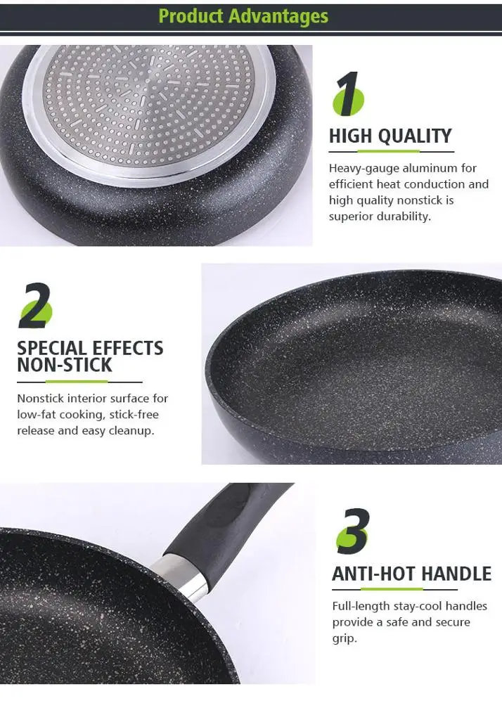 Profesional Aluminum Fry Without Lid Portable Frying Pan Buy