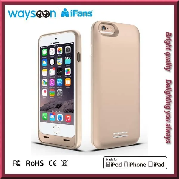 MFI Battery Case for iPhone 6 with 3100mah capacity