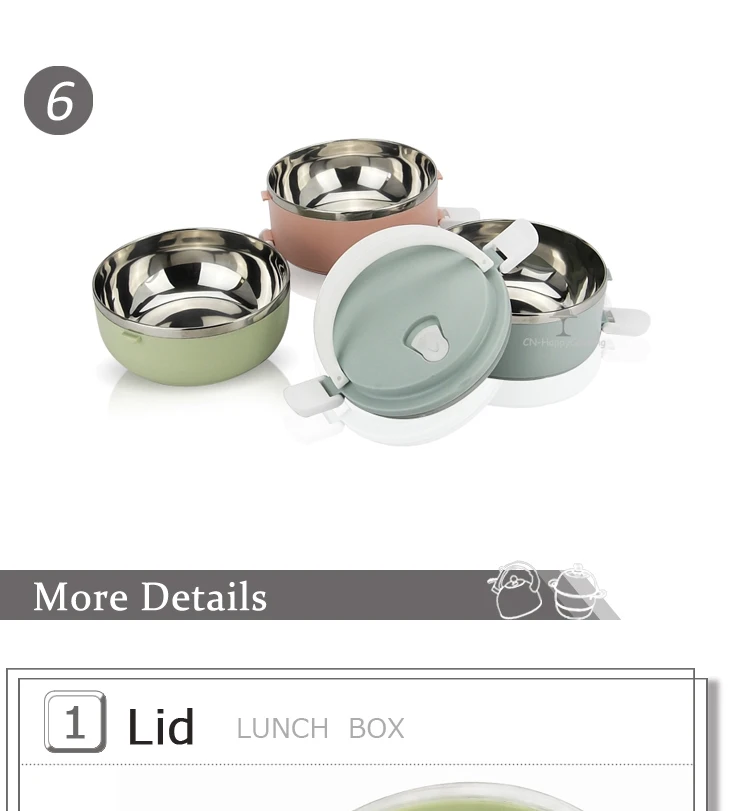 Hot sale factory multi layers round bento stainless steel lunch box ori-width=