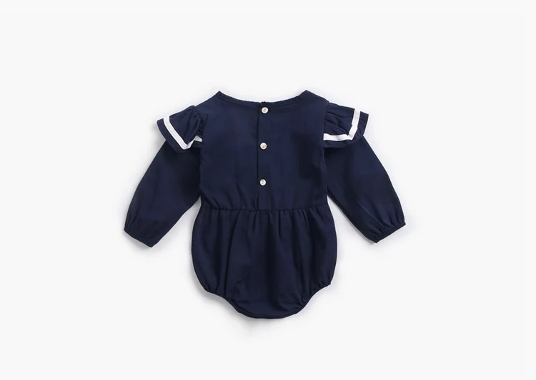 Solid Baby Girls Rompers Infant Organic Cotton Romper One Piece,03