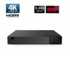 4 Channel NVR with 4 Port PoE 256 Mbps 4K HDMI NVR Network Digital Video Recorder, IP Security Camera System H.265 No HDD (4CH)