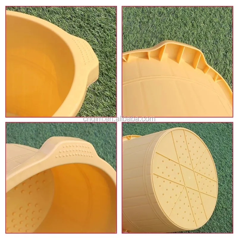 High Quality Round Plastic Foot Tub Washing Soaking Barrel Bucket With
