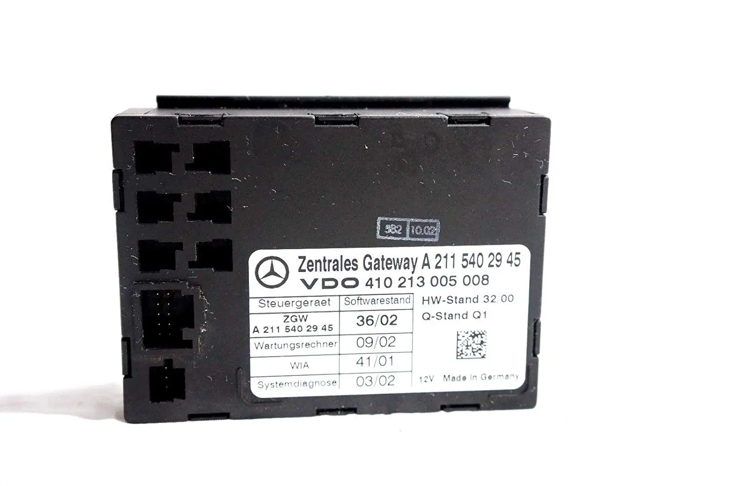 2003-2009 MERCEDES BENZ E350 ZENTRALES CENTRAL GATEWAY CONTROL MODULE