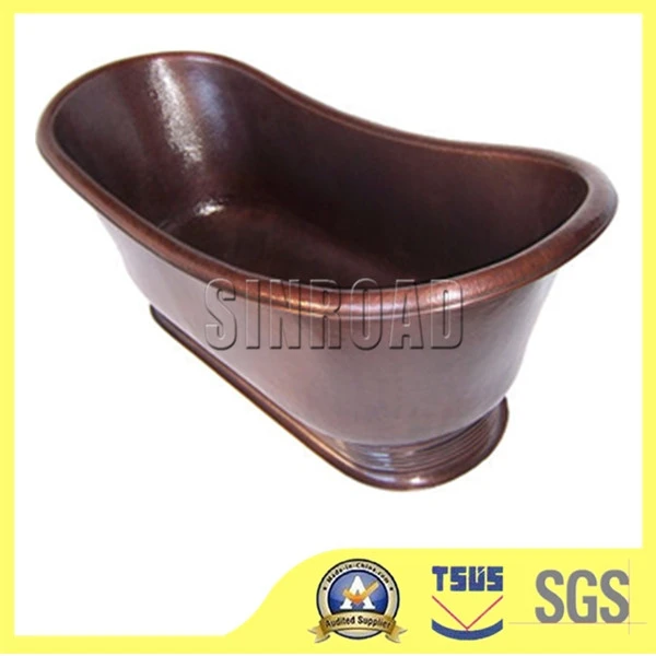 Bañera de cobre martillado/tina de baño-Bañeras y jacuzzis