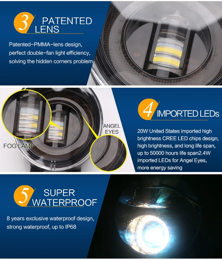 Car Led Fog Light High Quality 50w Smart Led Fog Lamp Auto Car Lighting System Buy Fog Light