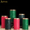 Round Paper Tea Packaging Box With Aluminium Peel Off Lid,Custom Printed 50g/100g Loose Tea Paper Can