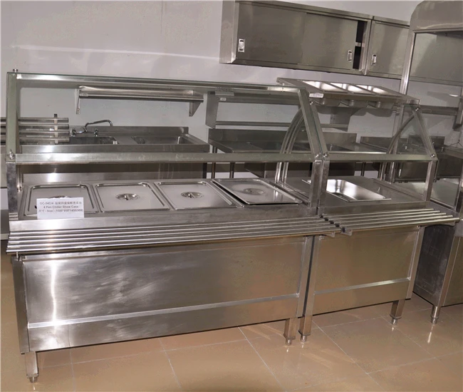 冷冻沙拉吧/自助餐岛显示冰箱/沙拉酒吧冰箱