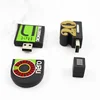 Hot selling promotion auto drive mini soft pvc logo usb flash