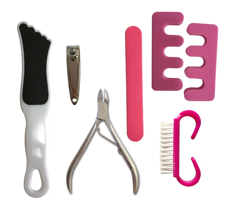 Manufacturer Wholesalec Pvc Transparent Bag Manicure Set Pedicure Kits