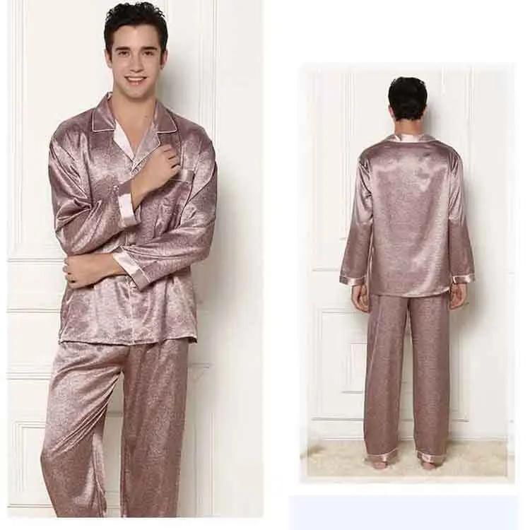 silk night suit for man