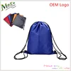 nylon bag printing personalized tote bag foldable flats shoes 210d polyester drawstring backpack drawstring gym bag