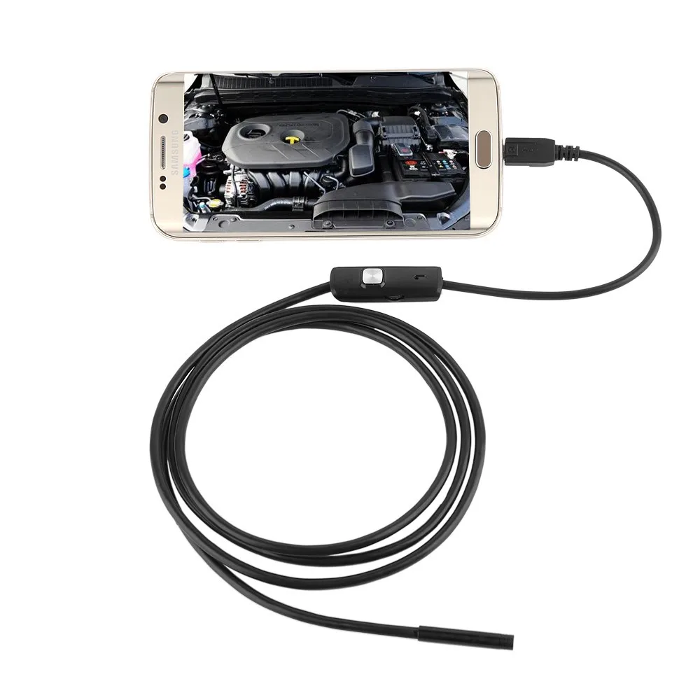 Android 9mm Endoscope Camera with 6 LED Fashionable Design Digital endoscopy prep