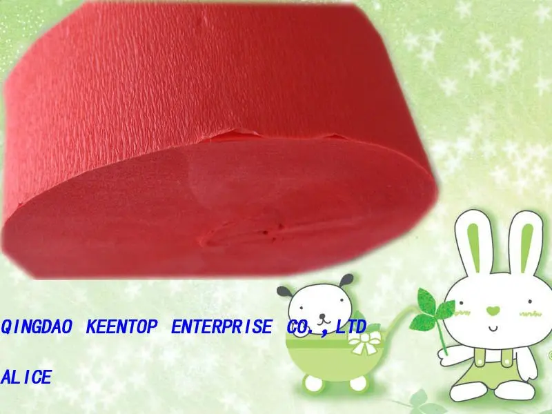 crepe paper streamer