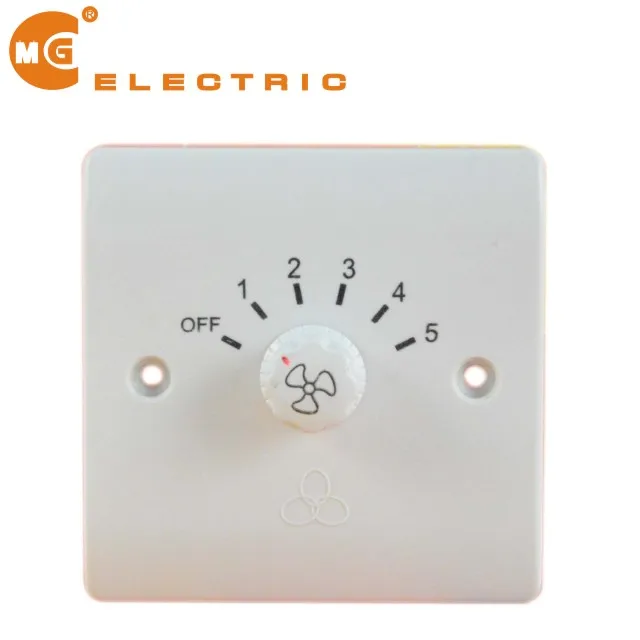 5 Step 2 Way Ceiling Fan Wall Switch Speed Control Dimmer Switch