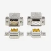 DB15 VGA Male Female Connector 3 Row 15 Pin Connector HDB15 Computer Projector Connector