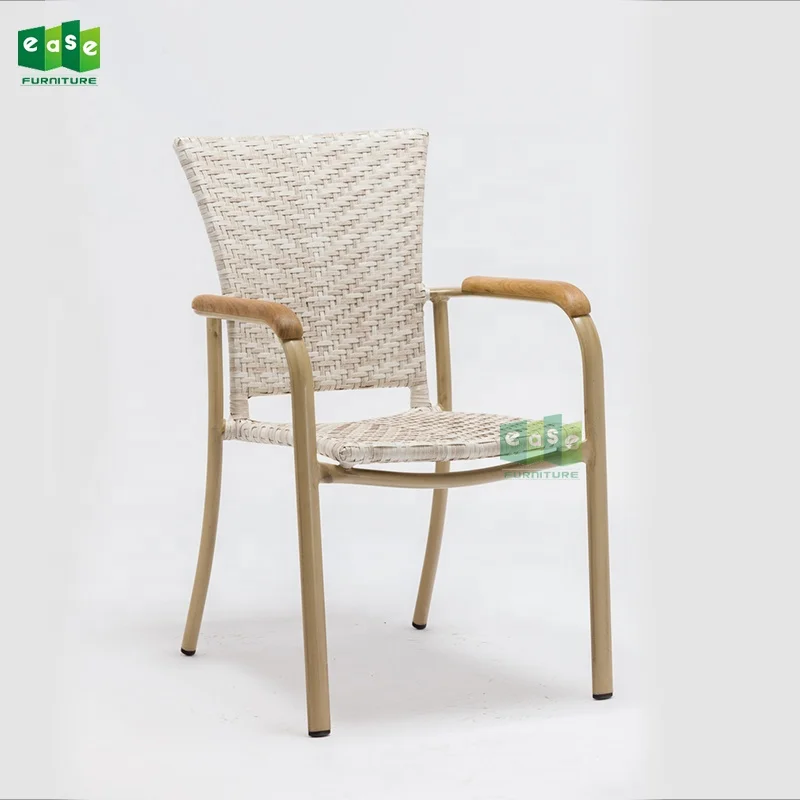 En581 Standard Outdoor Restaurant Furniture Rattan Dining Chair (e7010