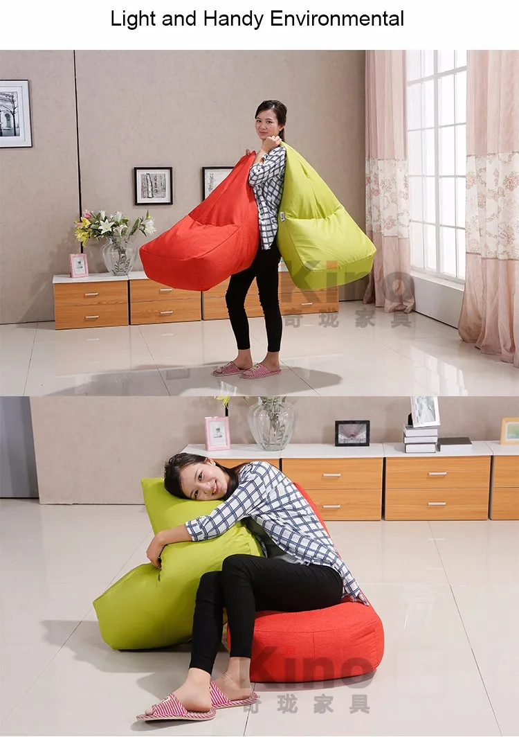 New Design Small Shape Design Bean Bag Chair Attractive Bean Bag Filled