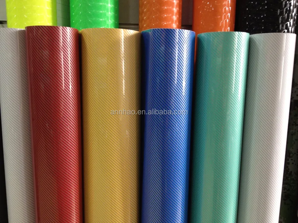 1.52*28m Pvc Material 2d Carbon Fiber Car Wrap Vinyl ...
