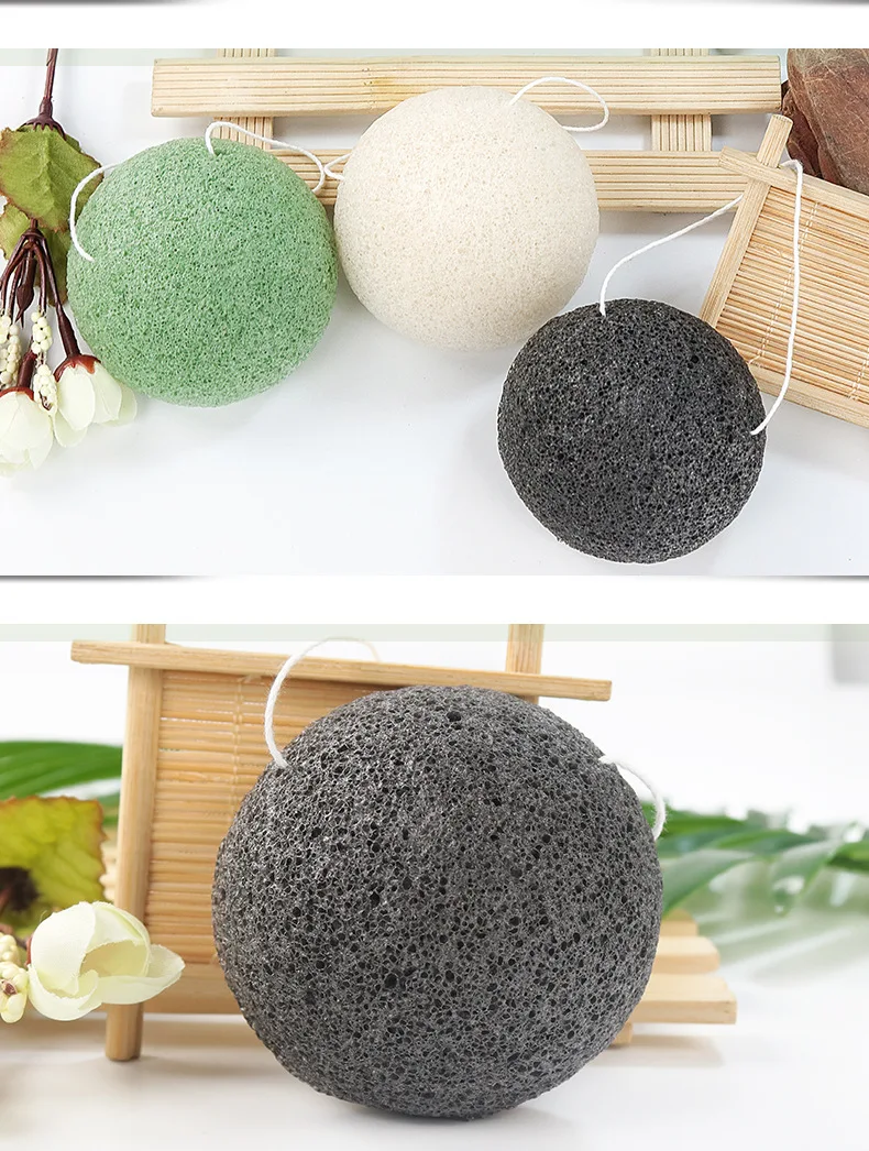 2021 Natural Face Cleansing Konjac Cosmetic Sponge Face Konjac