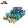 Indoor big slide for children and plastic playing grounds for shopping mall