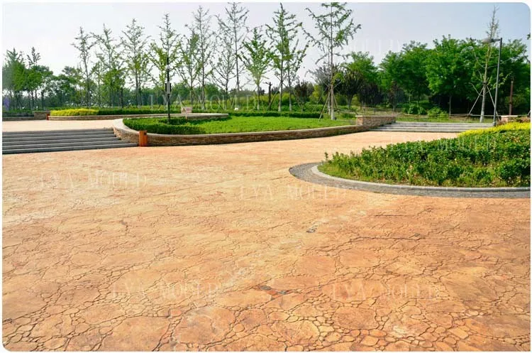 Decorativo Flexible Caucho Pavimento De Hormigón Sello Mats Roller