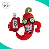 cheap high quality hot pepper custom chili promotion gift stuffed plush toy