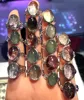 925 Sterling Silver Ghost quartz rings jewelry mass quantity make wholesale