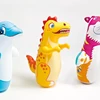 Animal tumbler children inflatable toy boxing bag water 3d puzzle