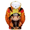 YWLL Men Naruto 3D Print Pullover Hoodie Sweatshirt with Front Pocket Naruto Hoodies