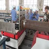 workshop type fitting up table /pipe spool fabrication line