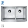 high quality stainless steel double bowl kitchen sink sizes standard