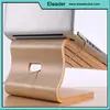 Nature walnut birch wood stand for ipad macbook