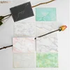100pc/lot Mini Marbled Gold Hot Stamping Cards Simple Creative Greeting Card Birthday Wishes Christmas Thank you Postcard